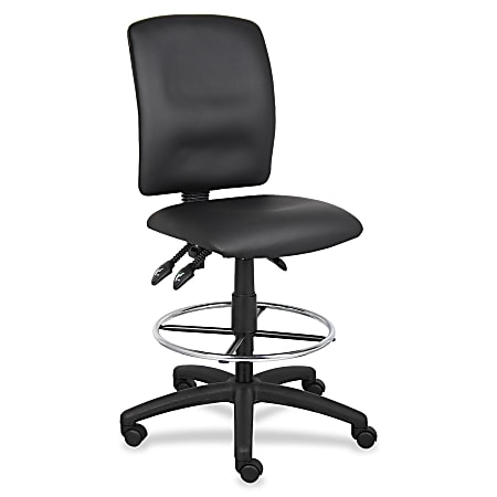 Leather sales drafting stool