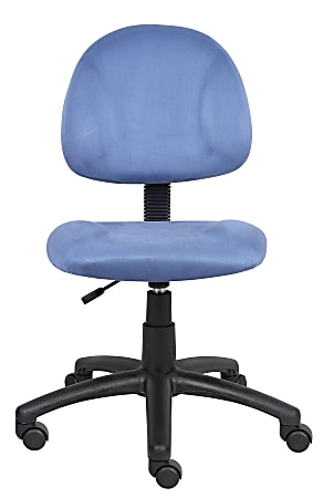 Boss Office Products Microfiber Task Chair, Blue