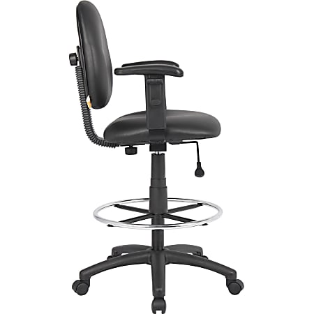 Boss Office Products Drafting Stool With Antimicrobial Protection