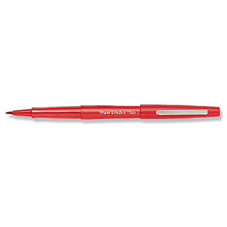Paper Mate Flair Original - 1 Feutre Rouge - pointe moyenne 0.7 mm - La  Poste