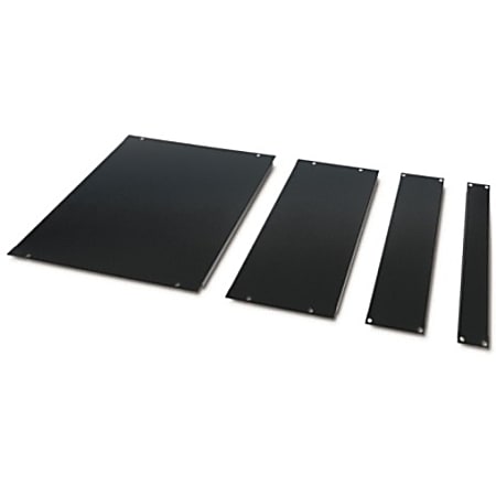 APC Blanking Panel Kit 19 Black Black 15U Rack Height 1 Pack 3.5 Height ...