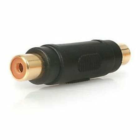 StarTech.com RCA Gender Changer - F/F - 1 x RCA Female - 1 x RCA Female