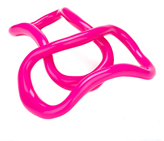 Mind Reader Yoga Rings, 3"H x 9"W x 4-3/4"D, Pink, Pack Of 2 Yoga Rings