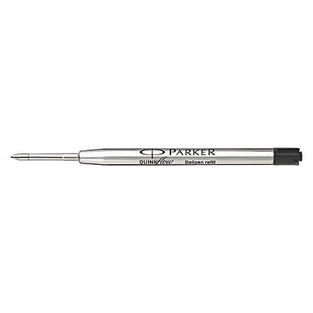 Parker Ballpoint Pen Refill Medium Point 1.0 mm Black - Office Depot