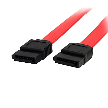 StarTech.com 8in SATA Serial ATA Cable - Male SATA - Male SATA - 8 - Red