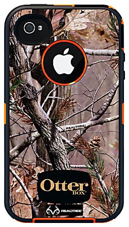 OtterBox Defender Realtree Series Case For iPhone® 4/4s, AP Camo Pattern/Blaze Orange