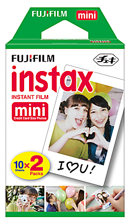 Fujifilm® instax mini Film For instax mini Cameras, Pack Of 2, MINIFILMTWINPK