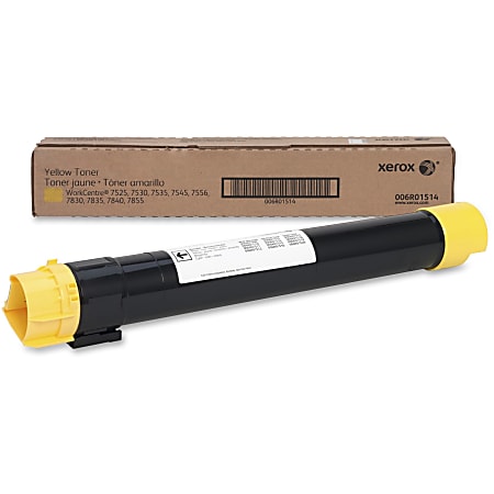 Xerox® 7500 Yellow Extra-High Yield Toner Cartridge, 006R01514