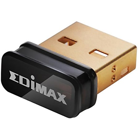 Edimax EW-7811UN IEEE 802.11n - Wi-Fi Adapter for Desktop Computer - USB - 150 Mbit/s - 2.48 GHz ISM - External