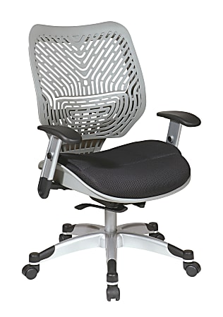 Office Star™ SPACE Revv Mesh Chair, Fog Gray/Raven