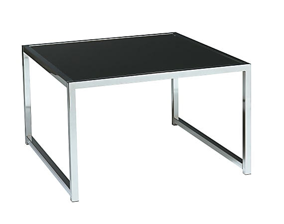 Ave Six Yield Table, Accent/Corner, Round, Chrome/Black