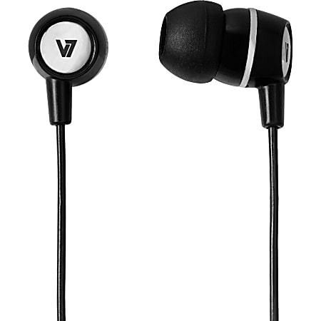 V7 Stereo In-Ear Earbuds with Inline Microphone