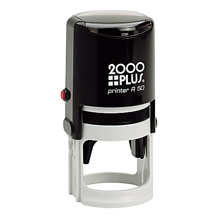 Custom 2000 PLUS® Self-Inking Round Stamp, R50, 1-15/16" Diameter Impression