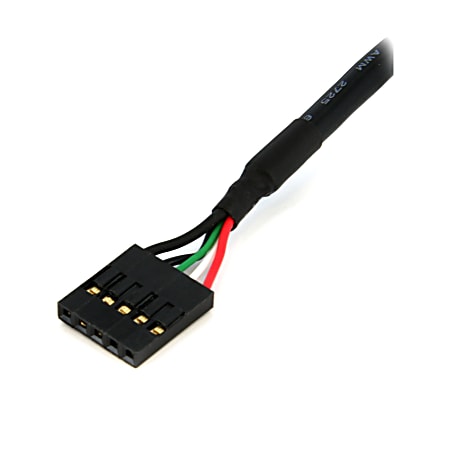 StarTech.com 5 Pin USB 2.0 Header 18 in USB IDC Motherboard Header ...