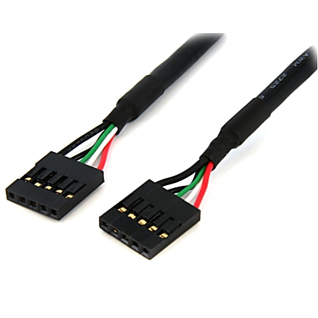 StarTech.com 18in Internal USB IDC Motherboard Header Cable - Connect a front panel USB hub or card reader directly to a motherboard header connector