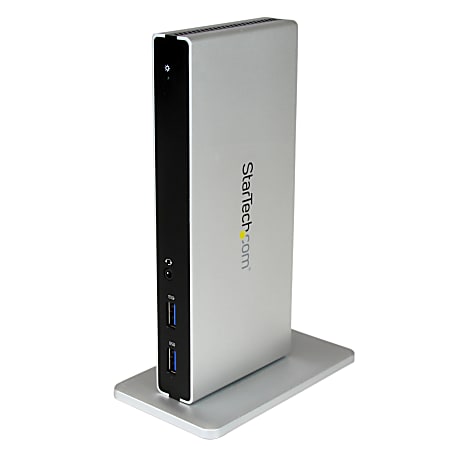 StarTech.com USB 3.0 Docking Station - Compatible with Windows/macOS - Dual DVI Docking Station Supports Dual Monitors - USB3SDOCKDD
