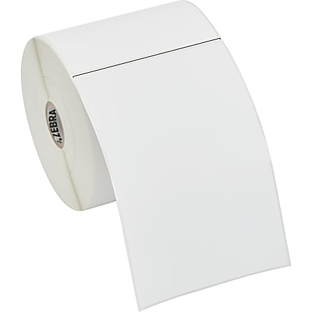 Zebra Label Paper U82580 4 x 6 Direct Thermal Zebra Z Select 4000D