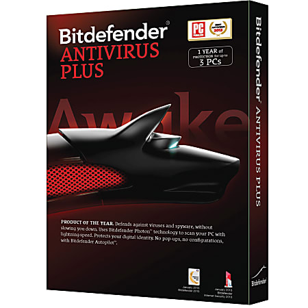 Bitdefender Antivirus Plus 3 Users 1 Year, Download Version