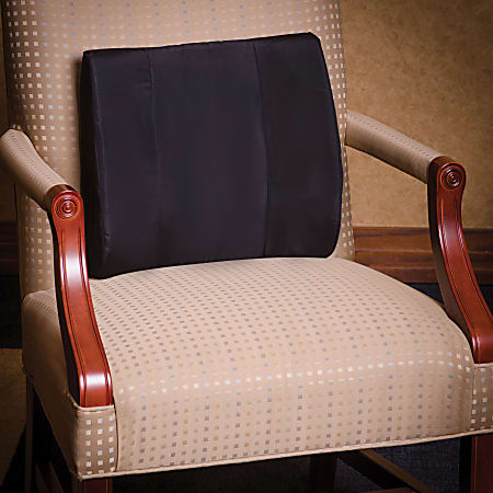 DMI Lumbar Seat Cushion Black Foam Aids to Daily Living 555-7921