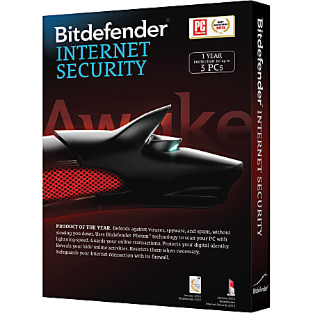 Bitdefender Internet Security 3 Users 1 Year, Download Version