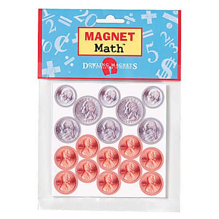 Dowling Magnet Math™ Coins, Ages 10-18, Pack Of 72
