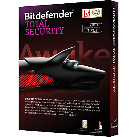 Bitdefender Total Security 3 Users 1 Year, Download Version