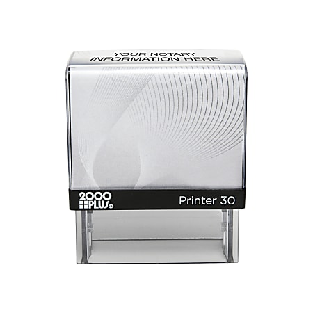 Custom 2000 PLUS® Self-Inking Notary Stamp, P30, 11/16" x 1-13/16" Impression