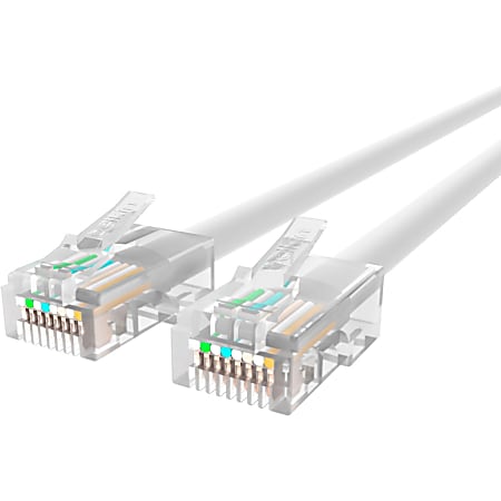 Belkin Cat5e Patch Cable - RJ-45 Male Network - RJ-45 Male Network - 10ft - White, A3L79110WHT