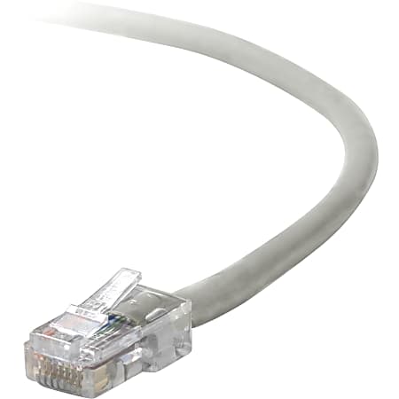 Belkin CAT5e Patch Cable - RJ-45 Male - RJ-45 Male - 14ft - Gray