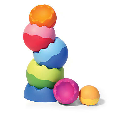 Fat Brain Toy Company Tobbles Neo Spheres, Assorted Colors, Grades Pre-K - 1, Pack Of 6