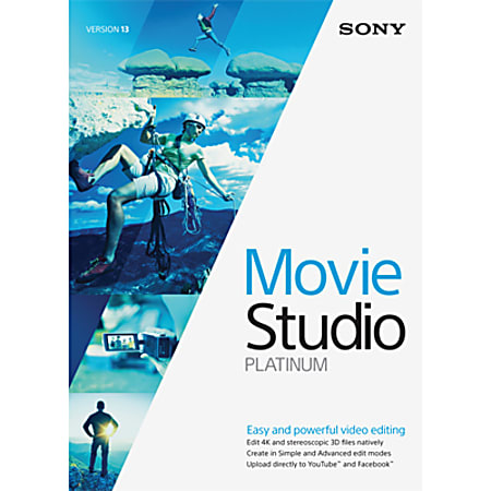 Sony Movie Studio 13 Platinum, Download Version