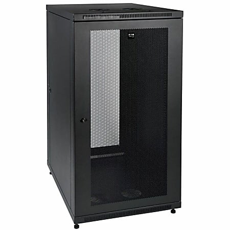 Eaton Tripp Lite Series SmartRack 24U Mid-Depth Half-Height Rack Enclosure Cabinet, SR24UB