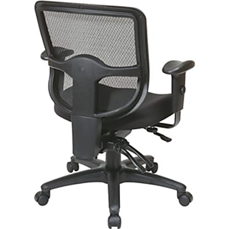 Office Star™ Pro Line II Pro Grid Ergonomic Task Chair With Adjustable  Arms, Coal