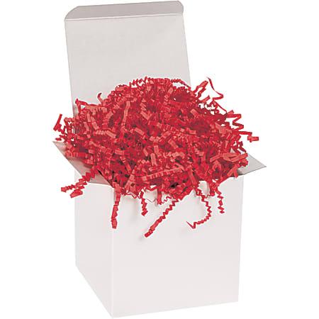 Office Depot® Brand Crinkle Paper, Red, 40-Lb Case