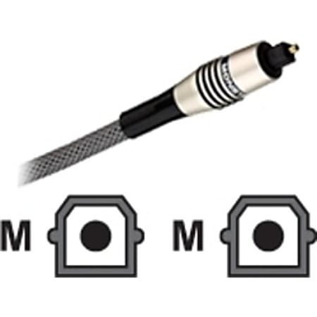 Monster Cable M Series High Performance MLS1000 FO-2M - digital audio cable (optical) - 6.6 ft