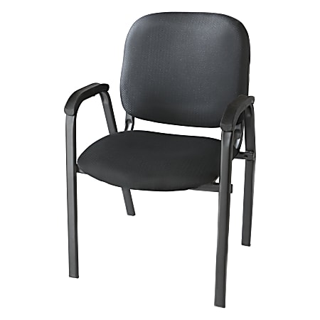 Realspace Stacking Guest Chair Black Office Depot