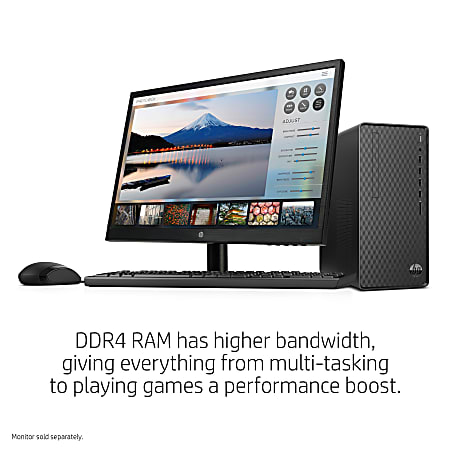 HP M01 F0016 Desktop PC AMD Ryzen 5 8GB Memory 256GB Solid State