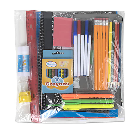 Trailmaker 45 Piece School Supply Kit - Office Depot