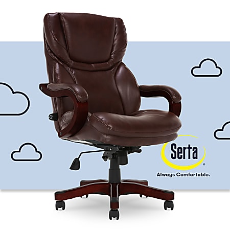 Serta big and tall office chair shop with memory foam