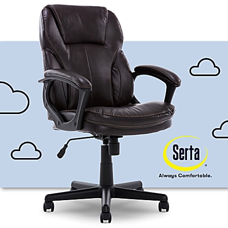 Serta managers 2025 chair bonded leather