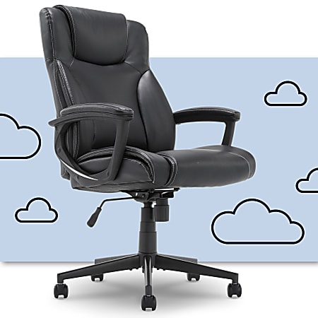 Serta Executive Office Ergonomic Bonded Leather High Back Chair