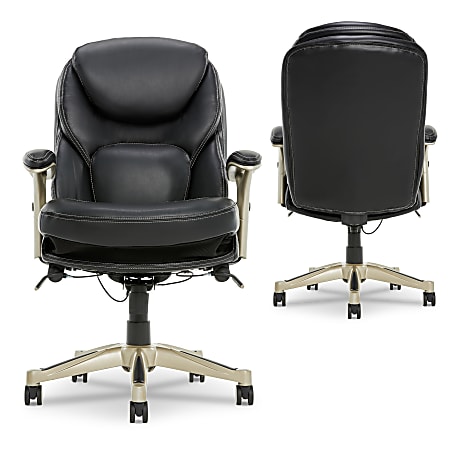 Serta air lumbar bonded leather manager office chair stores best sale