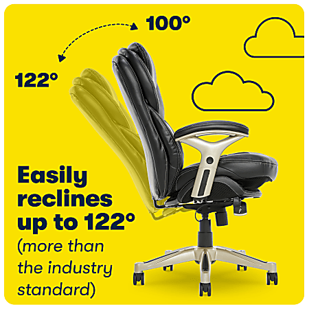 Serta works back in motion executive office shop chair