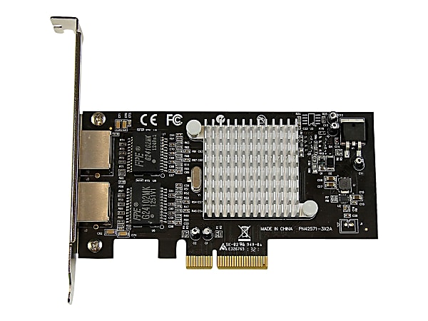 StarTech.com Dual Port PCI Express Gigabit Ethernet Server Adapter Network Card