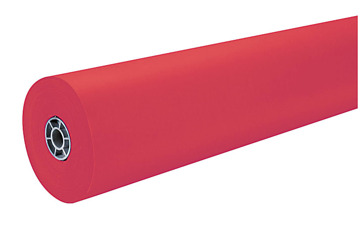Red Paper in USA, Rolls of Craft Paper