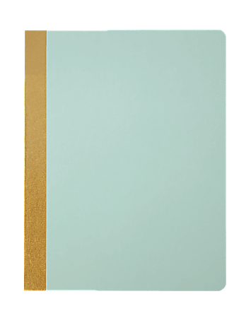 Divoga® Gold Struck Composition Book, 7 1/2" x 9 3/4", 1 Subject, College Ruled, 160 Pages, Mint/Gold