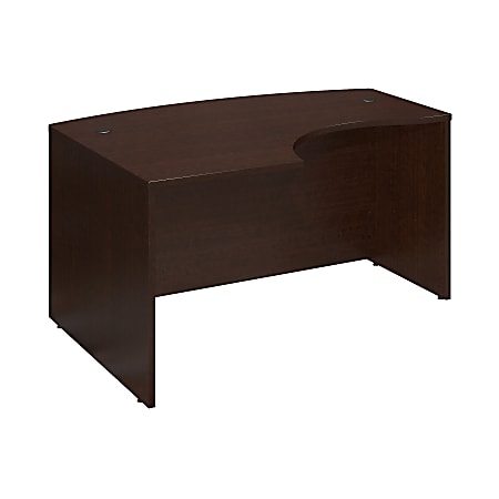 Bush Business Furniture 59"W L-Shaped Left-Handed Corner Desk, Mocha Cherry, Standard Delivery