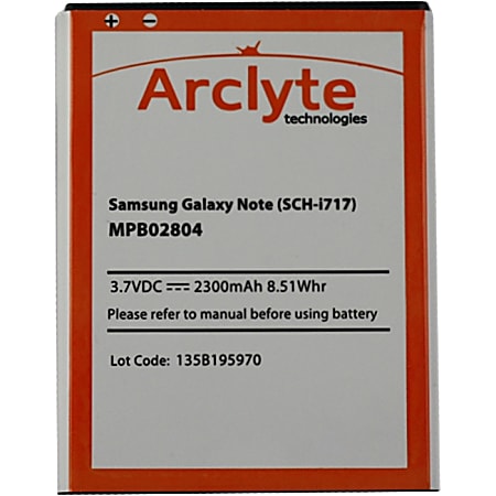 Arclyte Samsung Batt Galaxy Note; Galaxy Note
