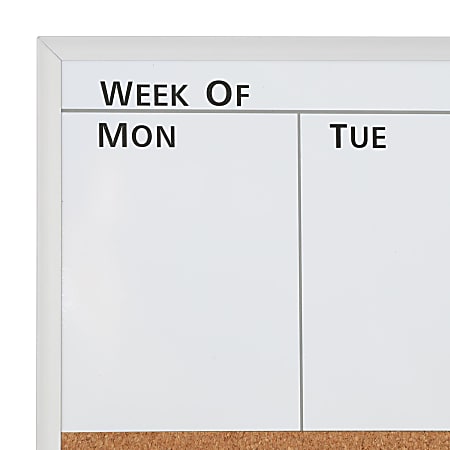 Weekly 2025 calendar whiteboard