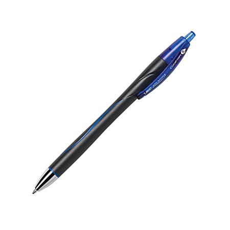 X9 BIC Atlantis Comfort Retractable Ball Pen 3 Ct Blue Pink Purple Medium 3 3pk 